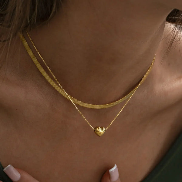 Adeline Gold Pendant Necklace