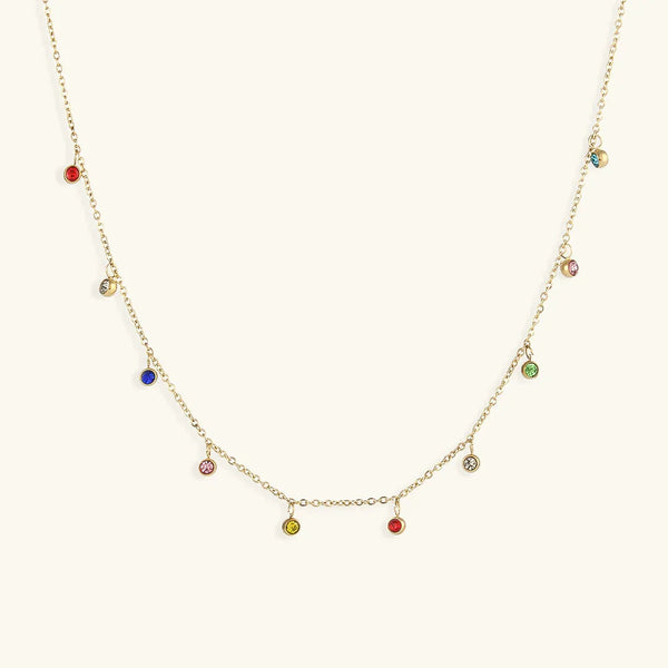 Cosette Gemstone Pendant Necklace