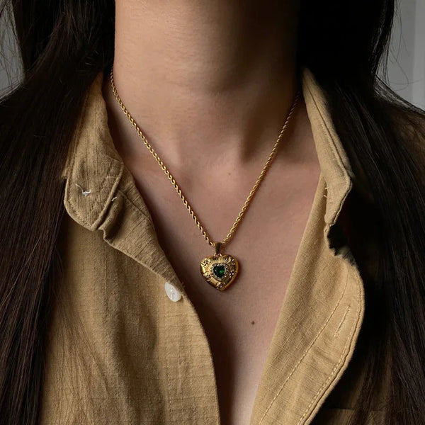 Félicie Gold Heart Necklace