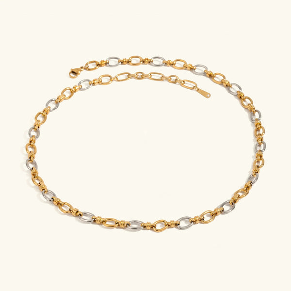 Beatrix Two-Tone Gold Necklace