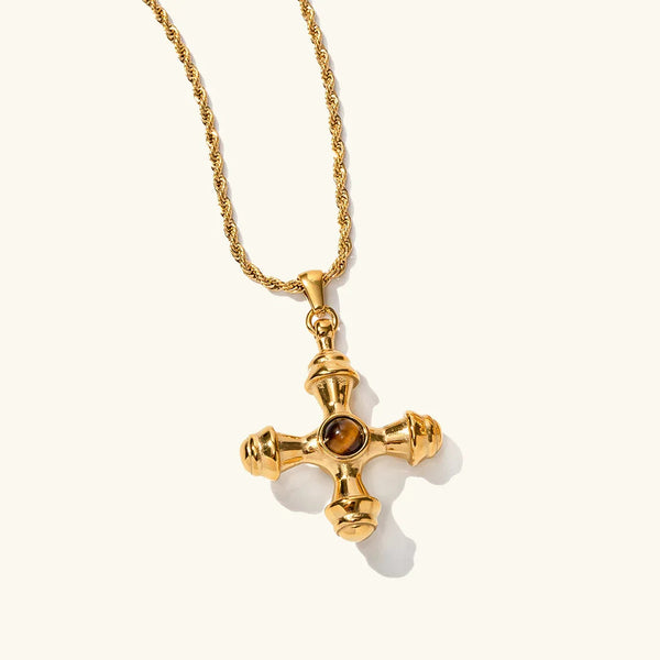 Elodie Gold Pendant Necklace