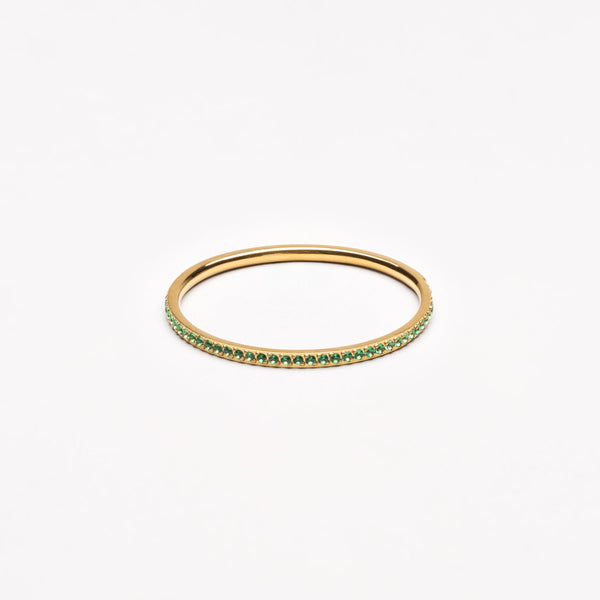 18K Gold Plated Auroras Rainbow Zircon Ring