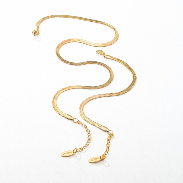 Herringbone Necklace & Bracelet Bundle by Lara Verne