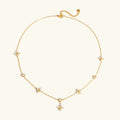 Clementine Diamond Clover Necklace