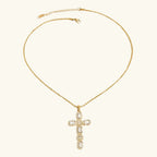 Celeste Diamond Cross Necklace