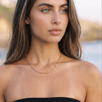 Cassia Gold Paperclip Chain Necklace
