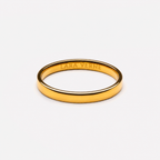 18K Gold Plated Everyday Slim Band Ring by Lara Verne