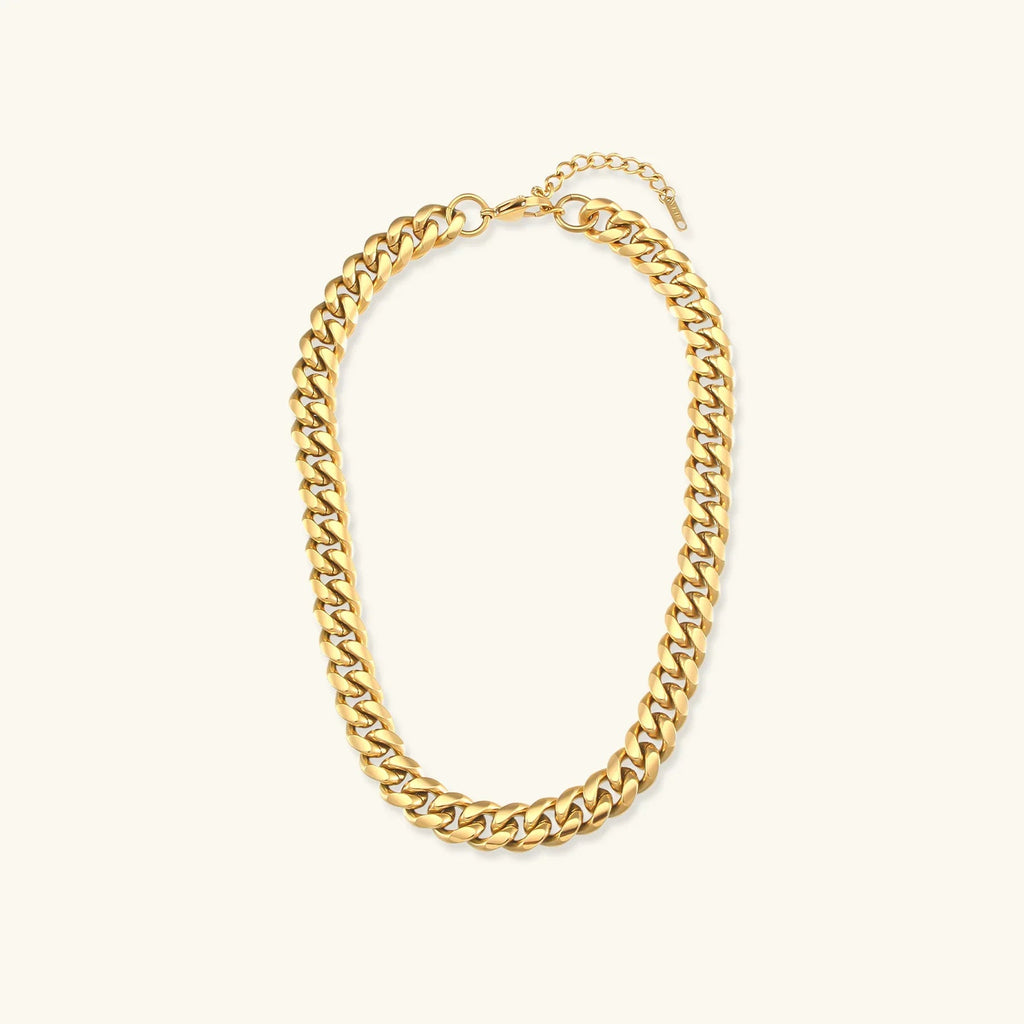 Rhea Chunky Gold Chain Necklace