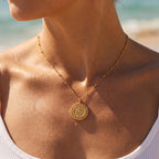 Estelle Starlight Gold Pendant Necklace