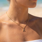 Liora Initial Letter Pendant Necklace
