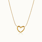 Wynn Knotted Heart Pendant Necklace