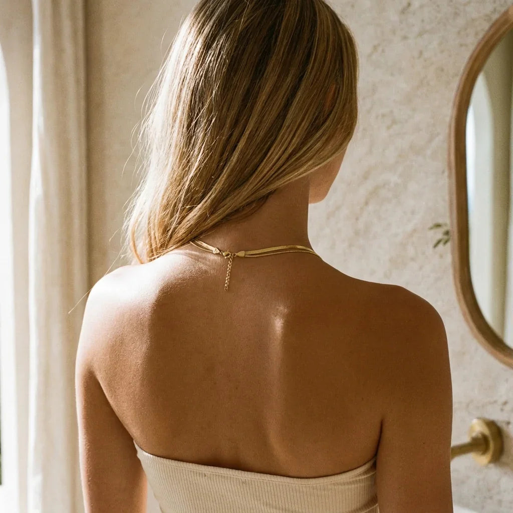Maren Minimalist Gold Necklace