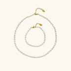 Freshwater Pearl Choker & Bracelet Bundle Set