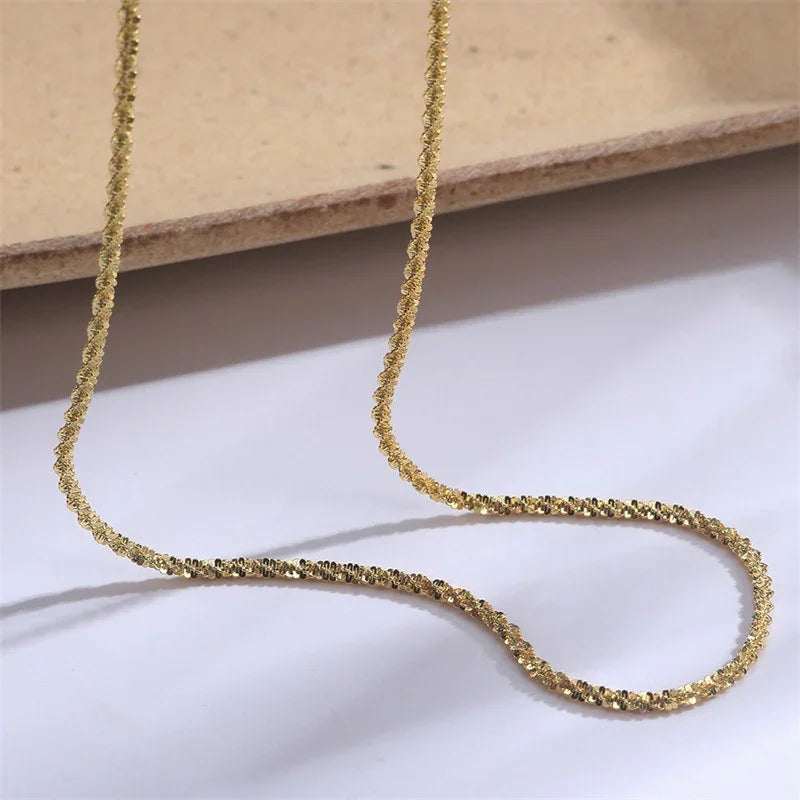 Rosalie Dainty Gold Chain Necklace