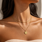 Estelle Starlight Gold Pendant Necklace