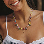 Evangeline Gemstone Pendant Necklace