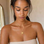 Estelle Starlight Gold Pendant Necklace