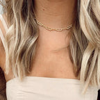 Odette Twisted Gold Chain Necklace