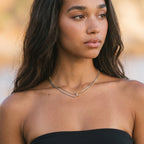 Sabine Two-Tone Chain Necklace