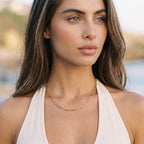Paperclip Chain Necklace & Bracelet Bundle Set