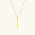 Margaux Minimalist Gold Bar Necklace