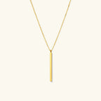 Margaux Minimalist Gold Bar Necklace