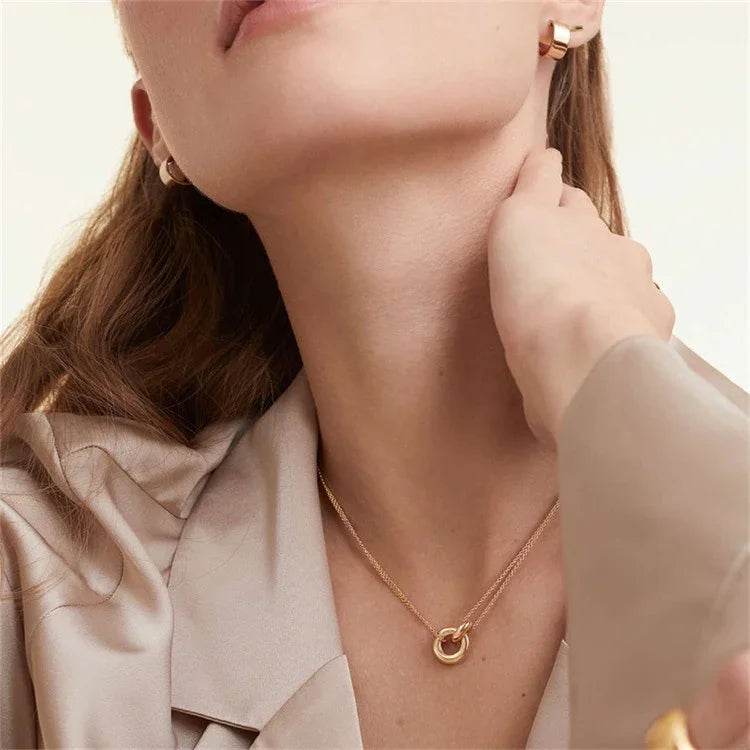 Seraphine Dainty Gold Chain Necklace