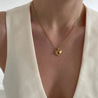 Colombe Gold Heart Necklace
