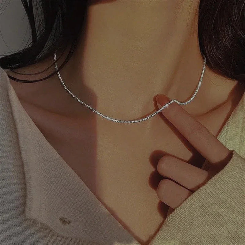 Rosalie Dainty Gold Chain Necklace