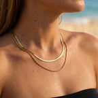 Delphine Layered Gold Chain Necklace