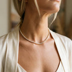 Celestine Diamond Tennis Necklace