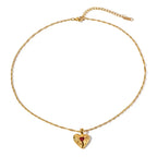 Colombe Gold Heart Necklace