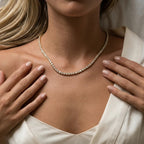 Celestine Diamond Tennis Necklace