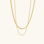 Delphine Layered Gold Chain Necklace