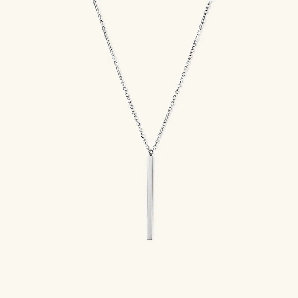 Margaux Minimalist Gold Bar Necklace