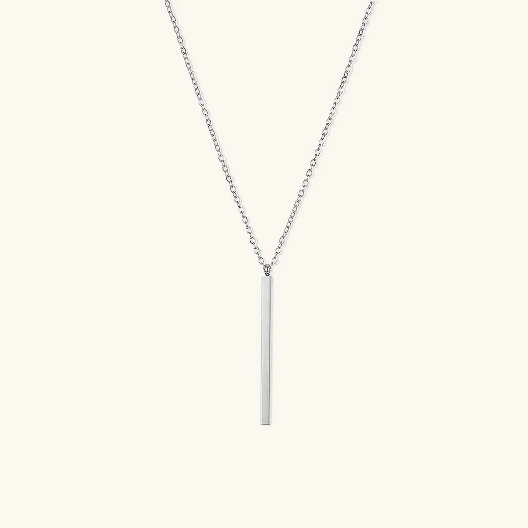 Margaux Minimalist Gold Bar Necklace