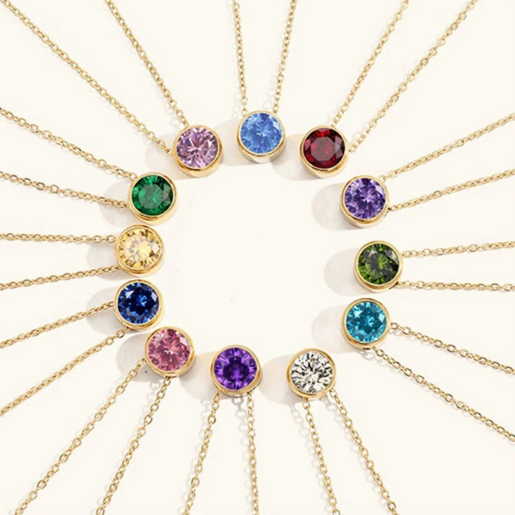 Cordelia Birthstone Pendant Necklace