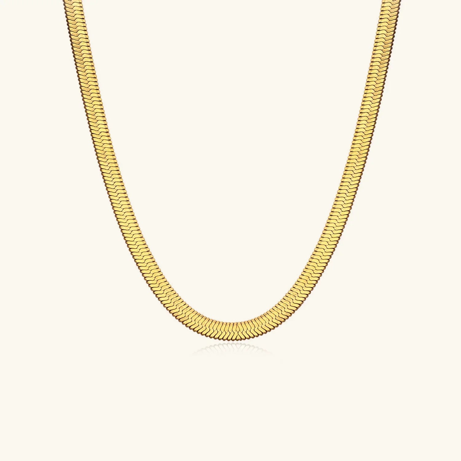 Herringbone Chain Choker & Bracelet Bundle Set