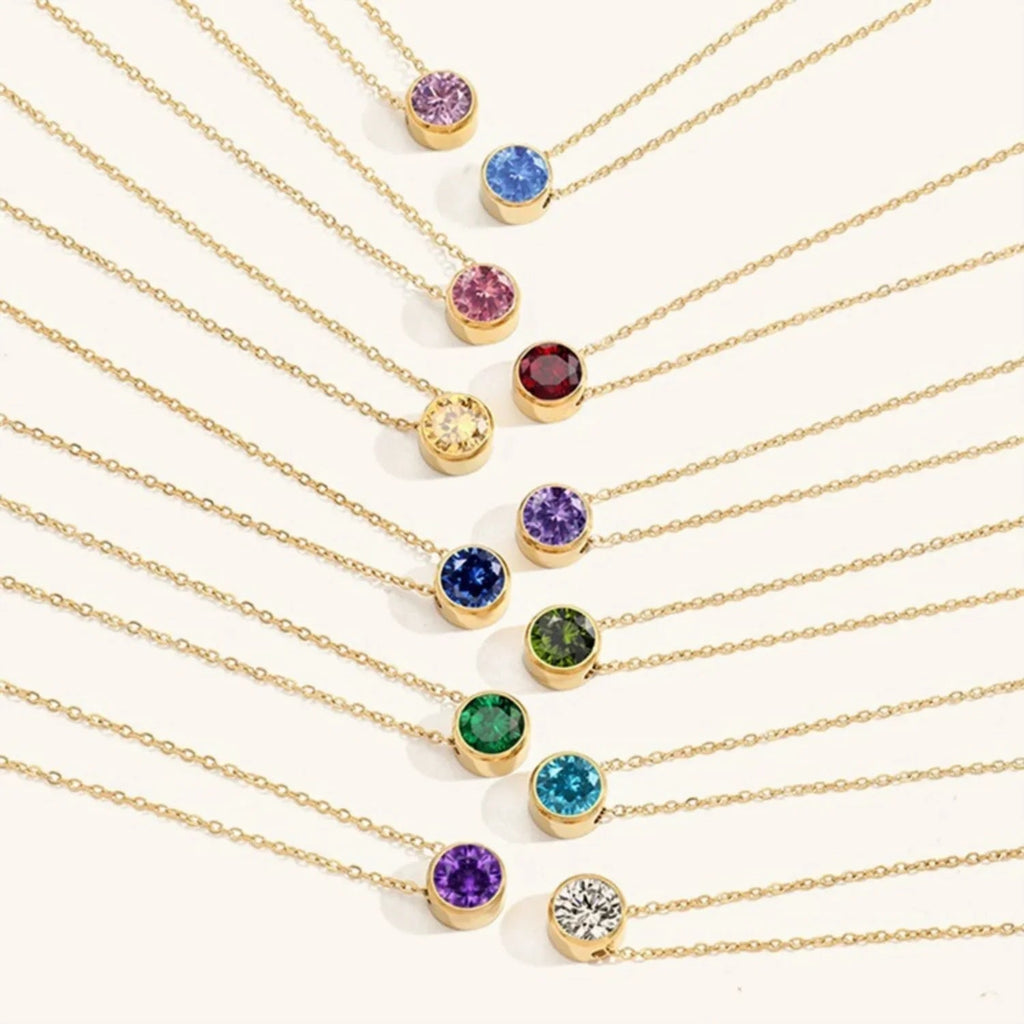 Cordelia Birthstone Pendant Necklace