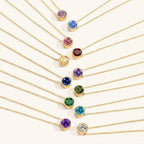 Cordelia Birthstone Pendant Necklace