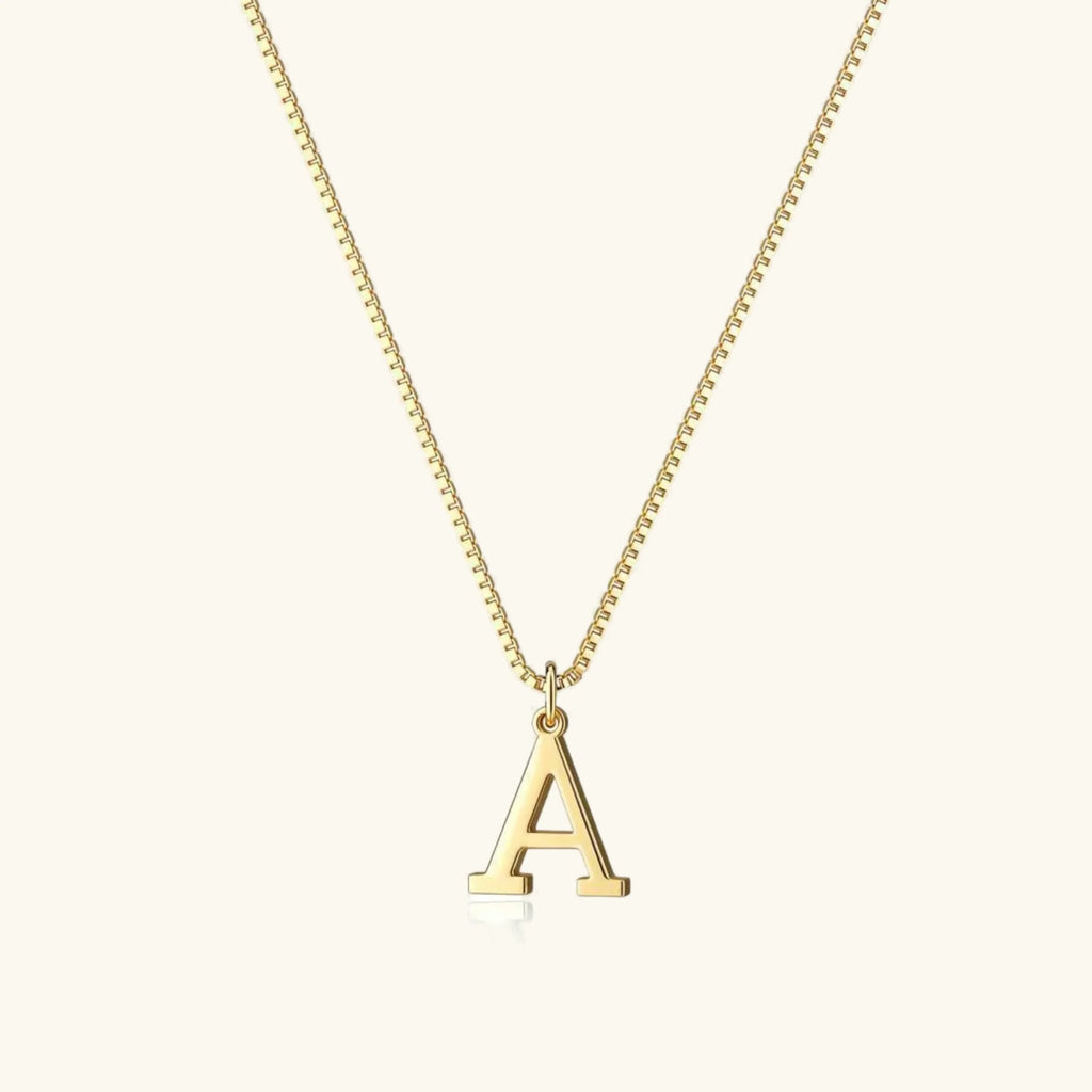 Liora Initial Letter Pendant Necklace
