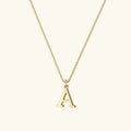 Liora Initial Letter Pendant Necklace