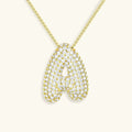 Genevieve Bubble Initial Necklace