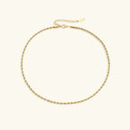 Cordélia Rope Chain Gold Necklace