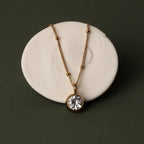 18K Gold Plated Birthstone Pendant Necklace