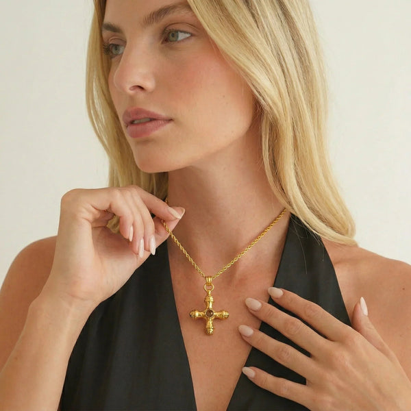 Elodie Gold Pendant Necklace