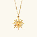 Soleil Radiant Sun Gold Necklace