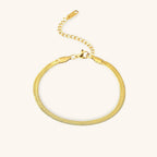Herringbone Chain Choker & Bracelet Bundle Set