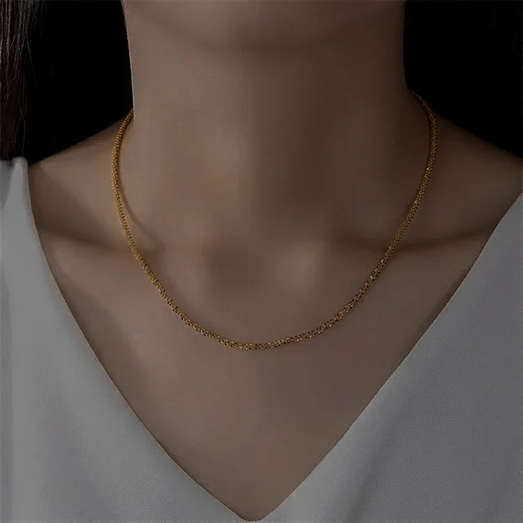 Rosalie Dainty Gold Chain Necklace