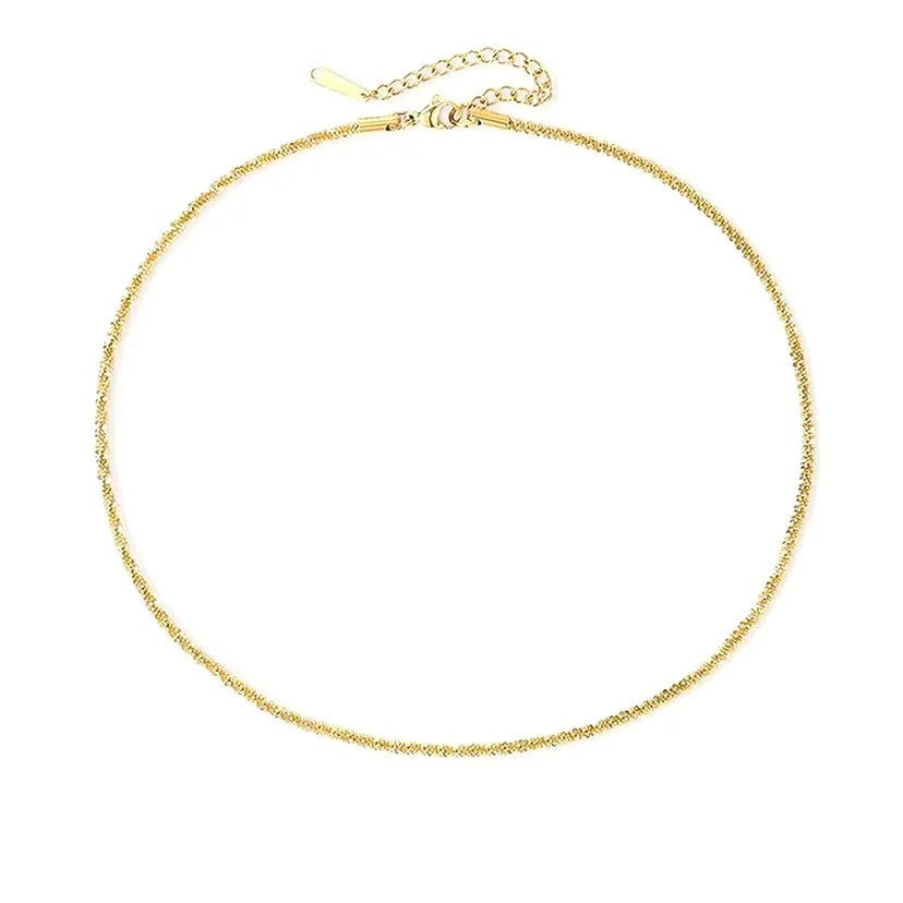 Rosalie Dainty Gold Chain Necklace